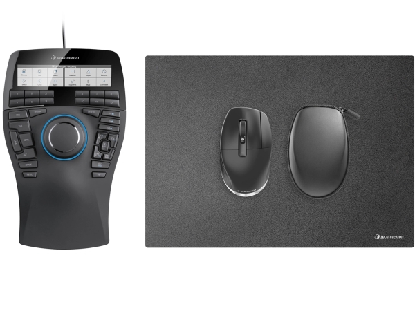 3dconnexion Spacemouse Enterprise Kit Ambidextrous 6dof Wireless  Usb Type Sort 4260016341641